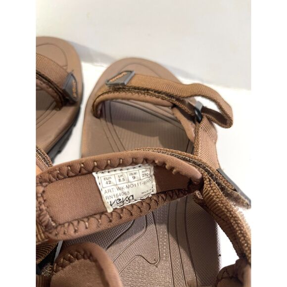 Weka comfort sandals hiking summer outdoor sports strappy brown waterproof men 9 main image 7
